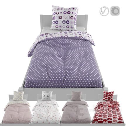آبجکت تخت خواب کودک Bed06